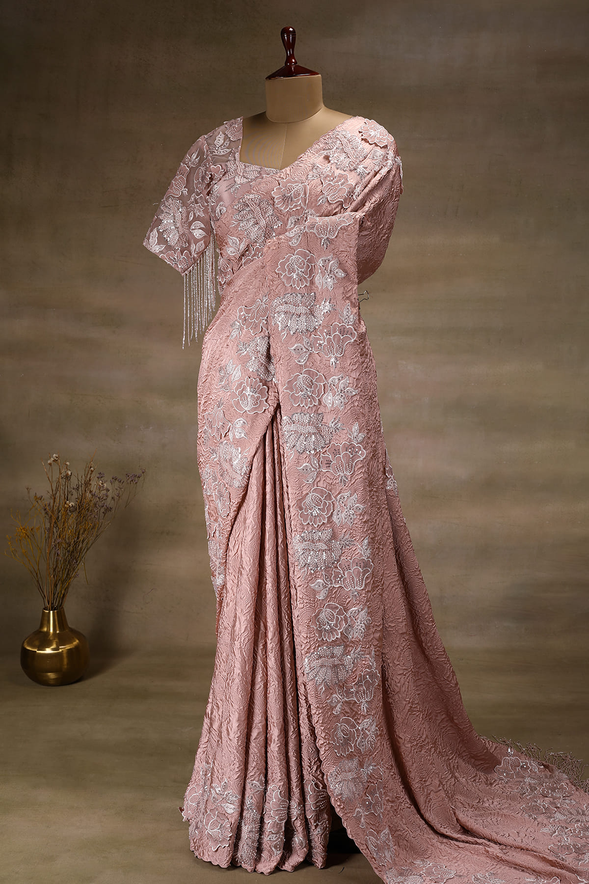 baby pink satin blouse
