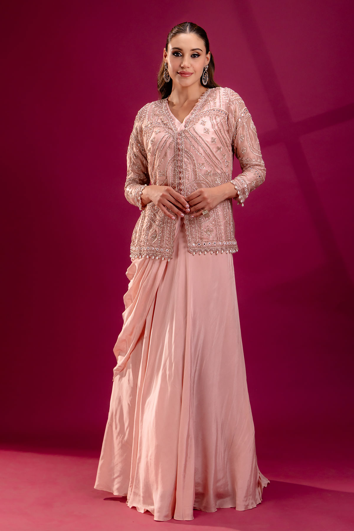 Pink Designer Salwar