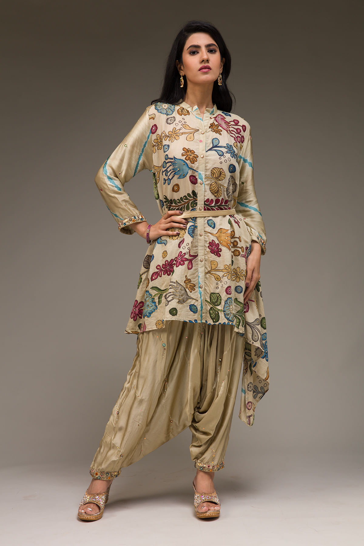 Beige Salwar Kameez