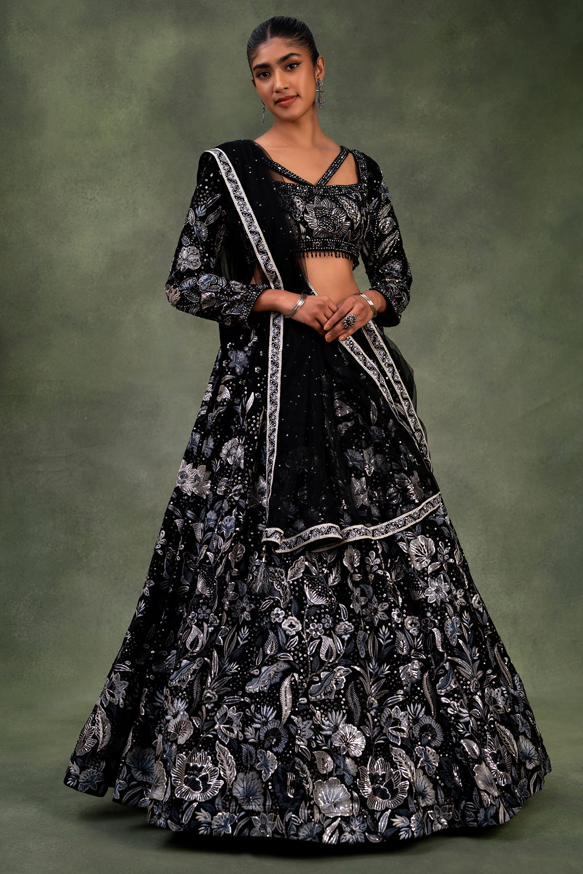 Black Lehenga