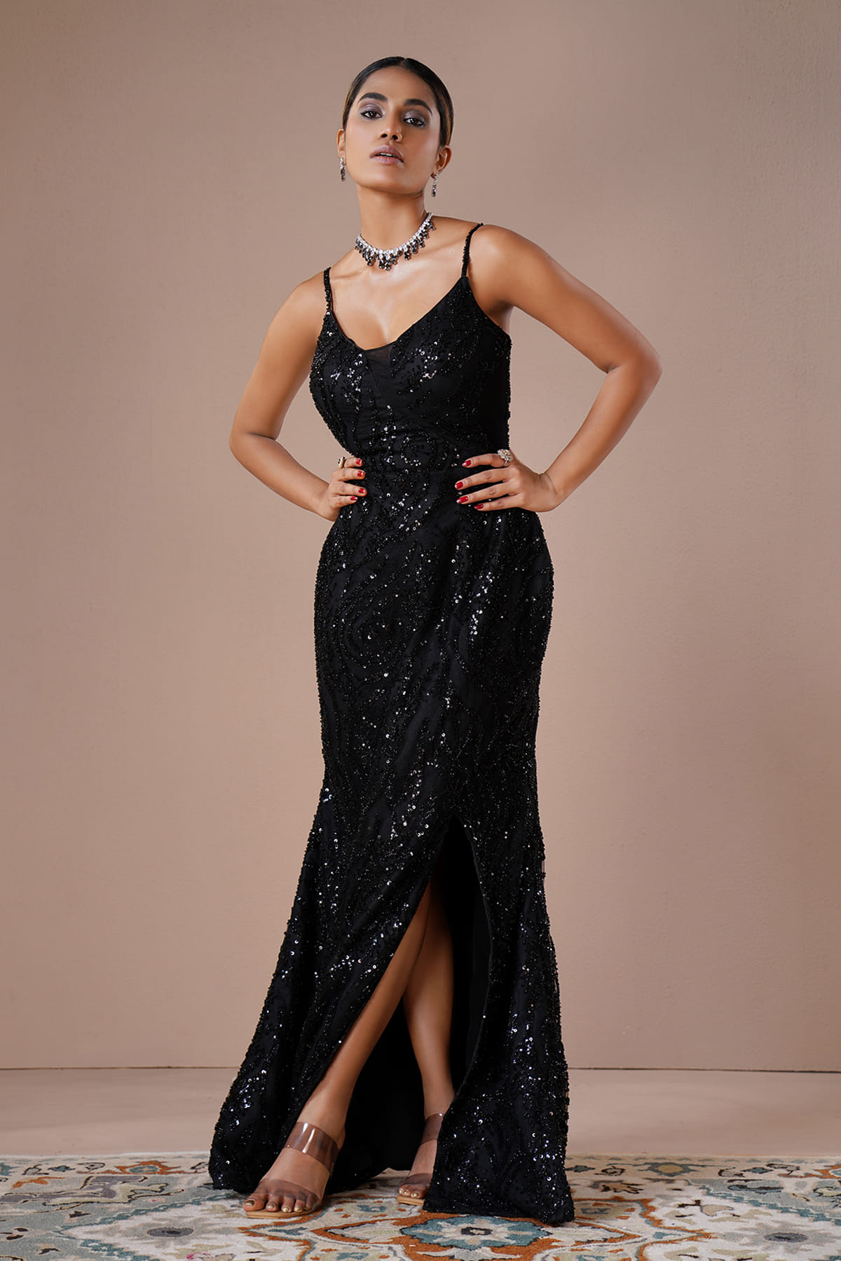 Black Cocktail Gown