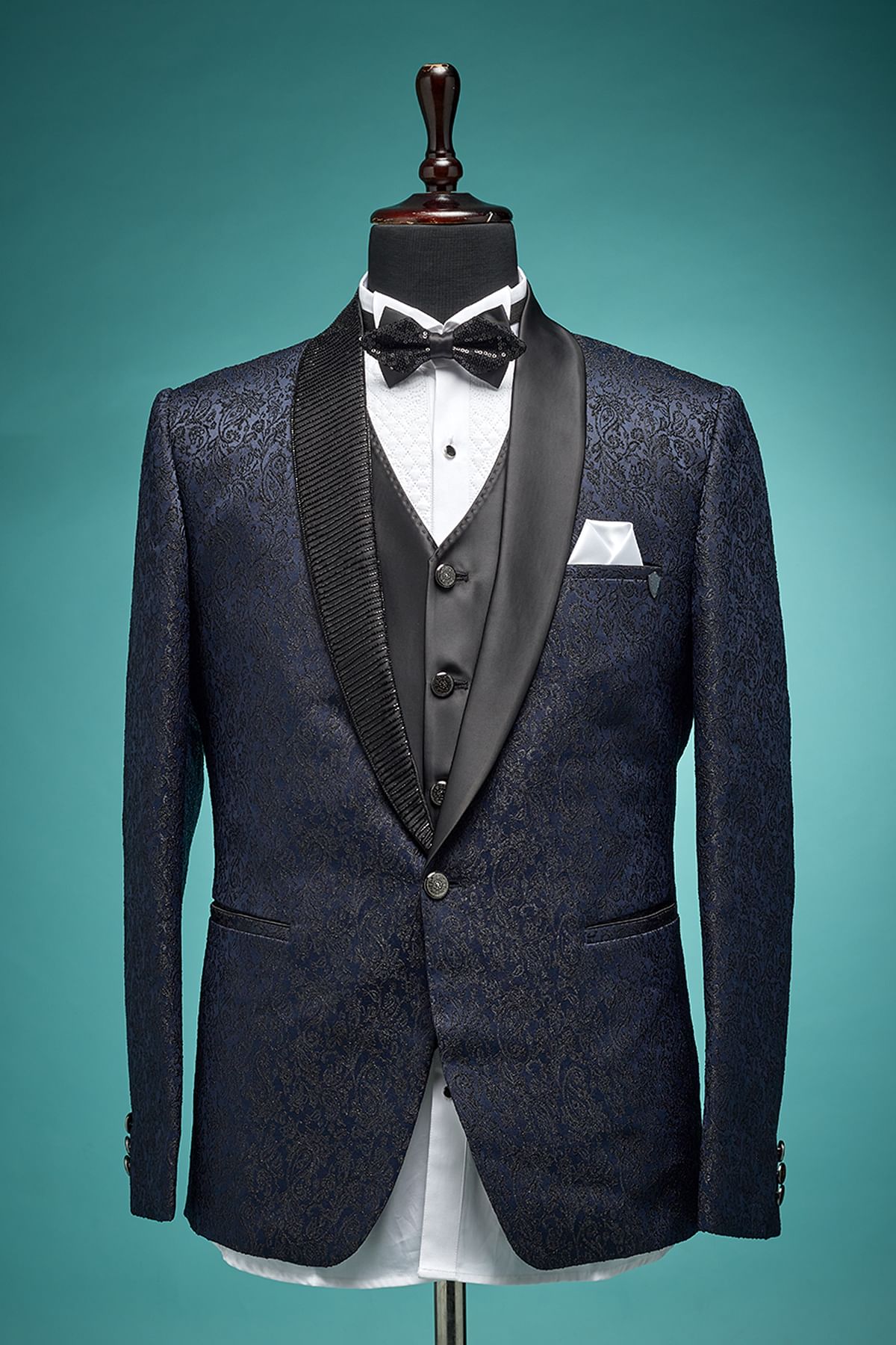 Blue Tuxedo Suit