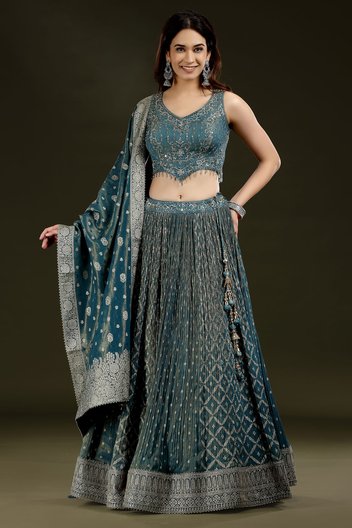 Blue Lehenga