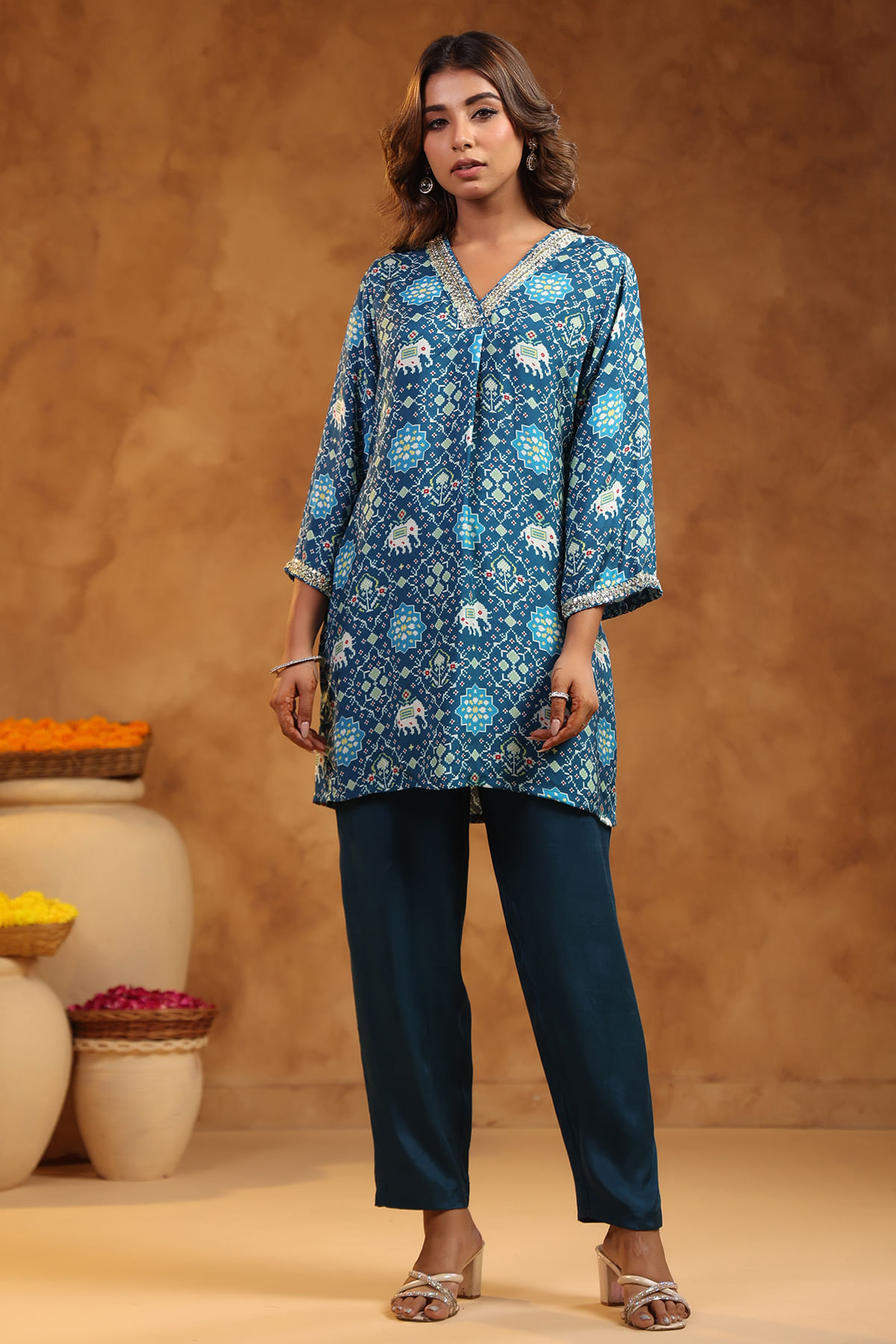 Blue Straight Cut Suit