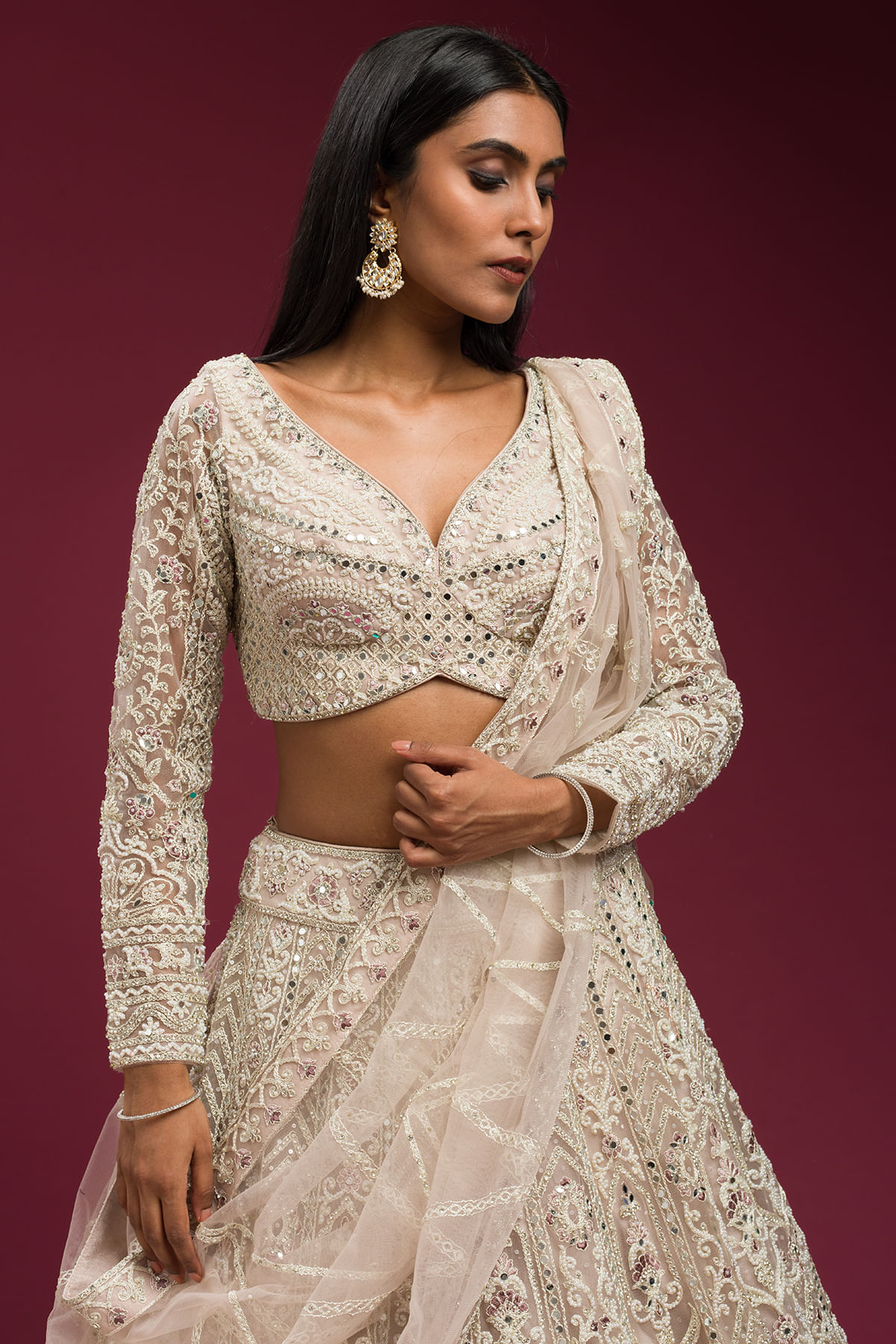 Mirror Lehenga