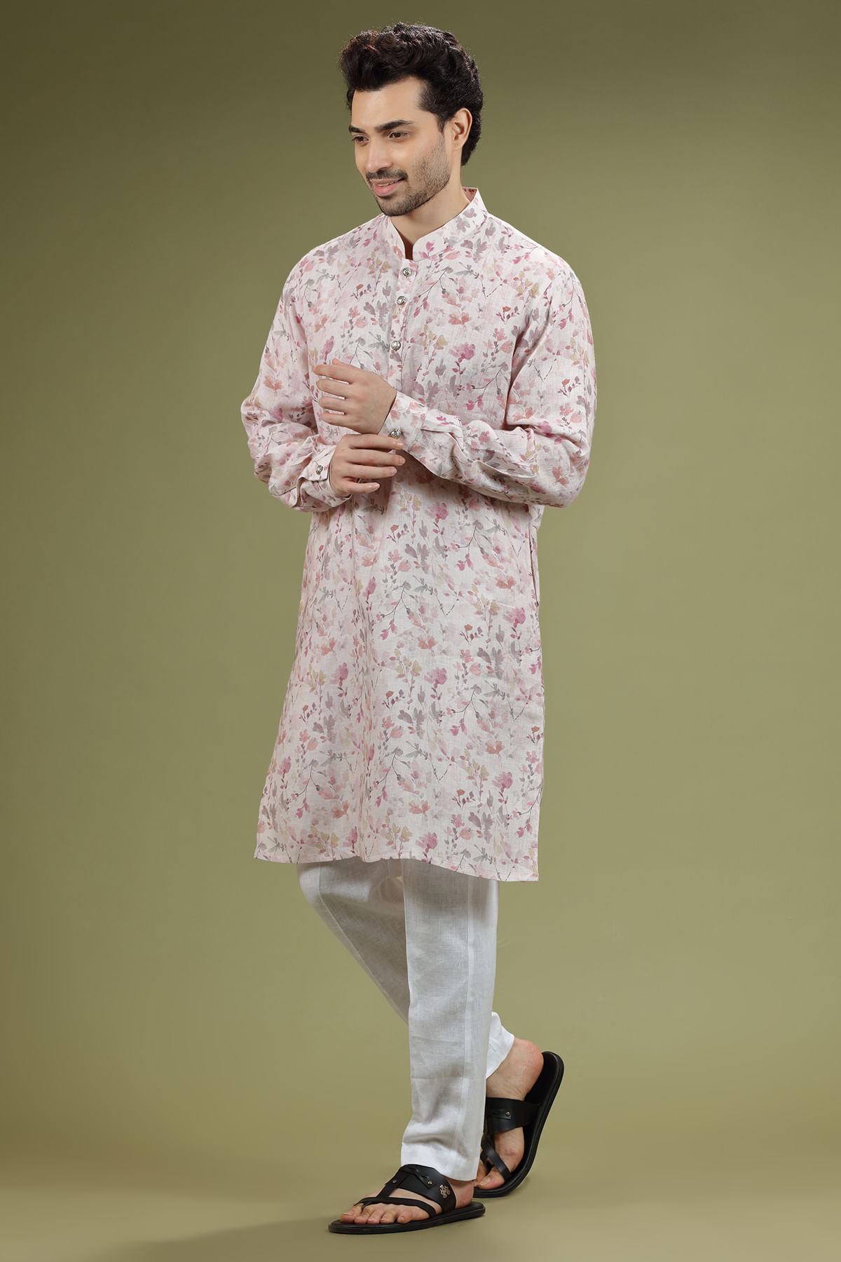 Pink Kurta for Men