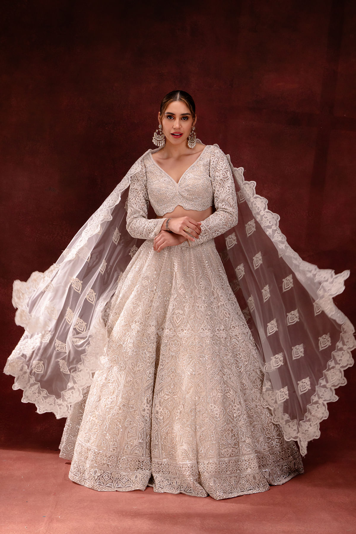 Pink Sangeet Lehenga