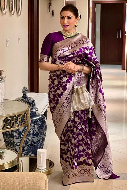 33 Gorgeous Saree Jacket Designs To Add To Your Contemporary Bridal  Trousseau! | Long saree blouse designs, Long blouse designs, Saree jacket  designs