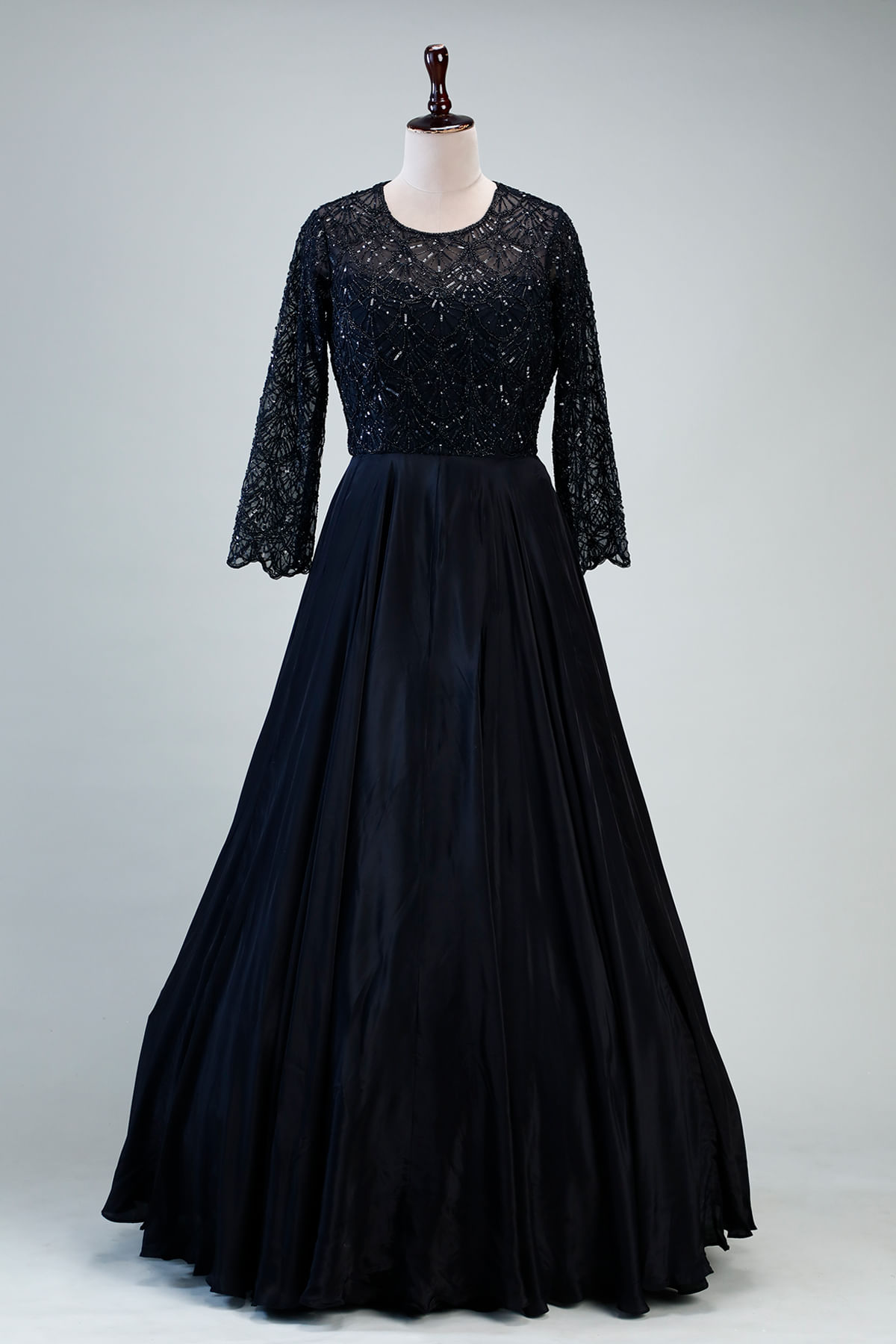 Navy Blue Anarkali Salwar