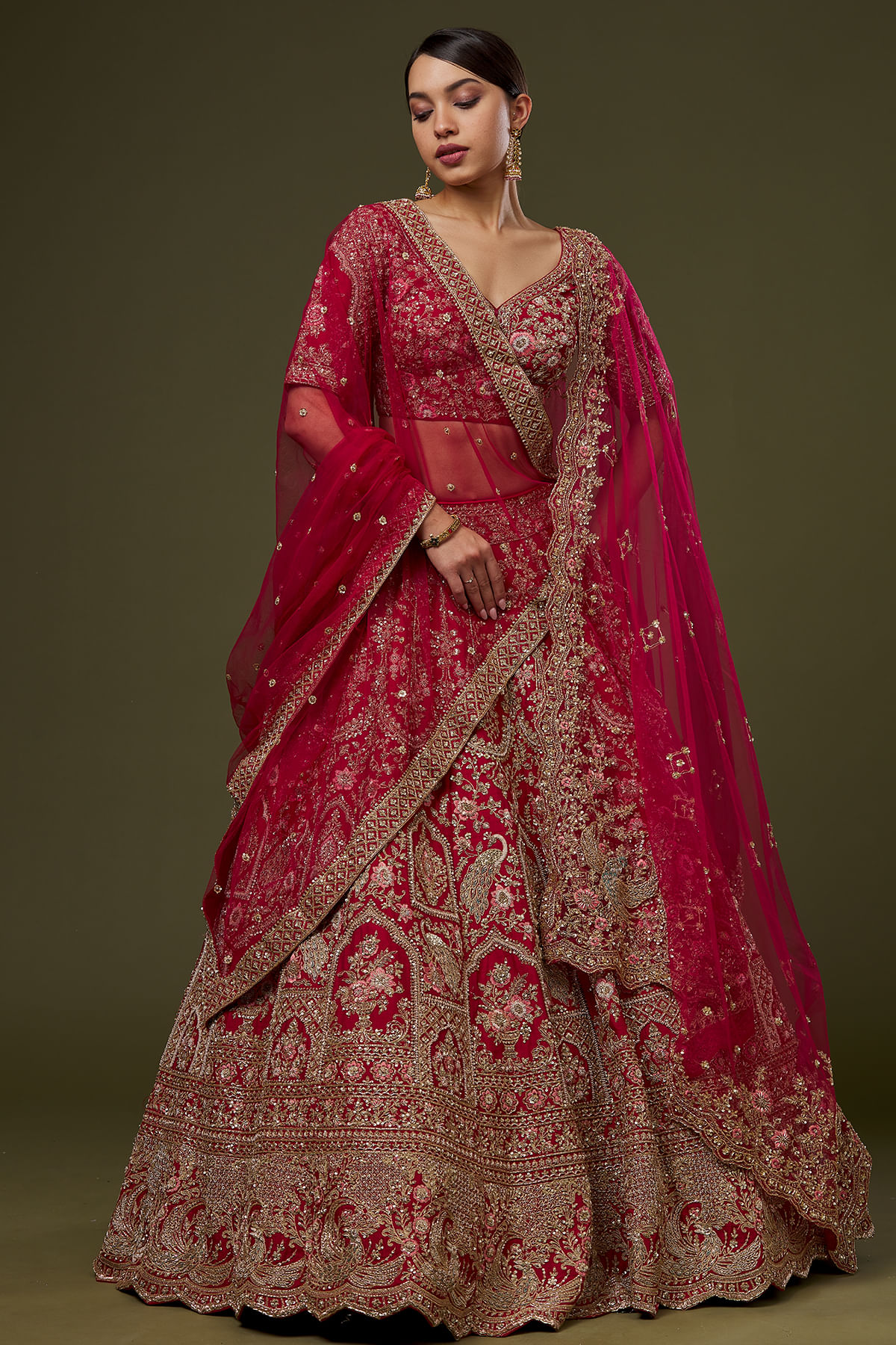 Pink Bridal Lehenga 