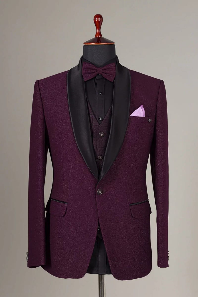 Purple Tuxedo Suit