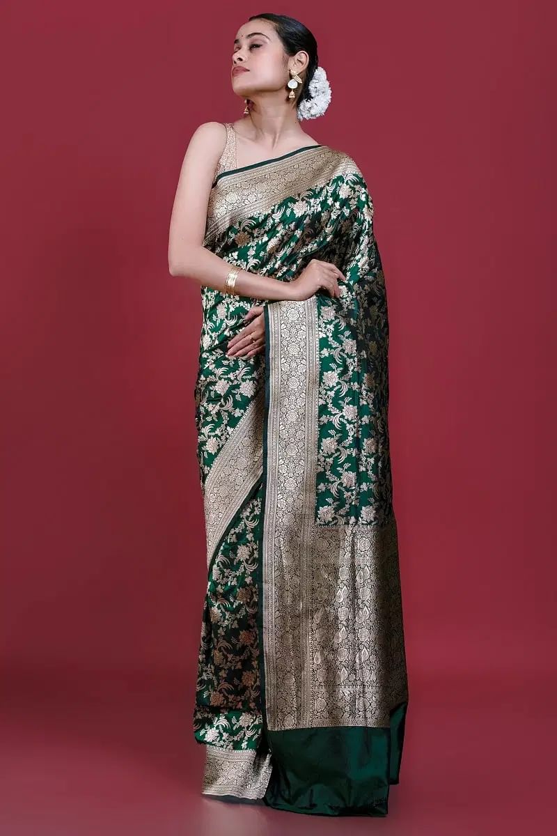 Green Silk Saree