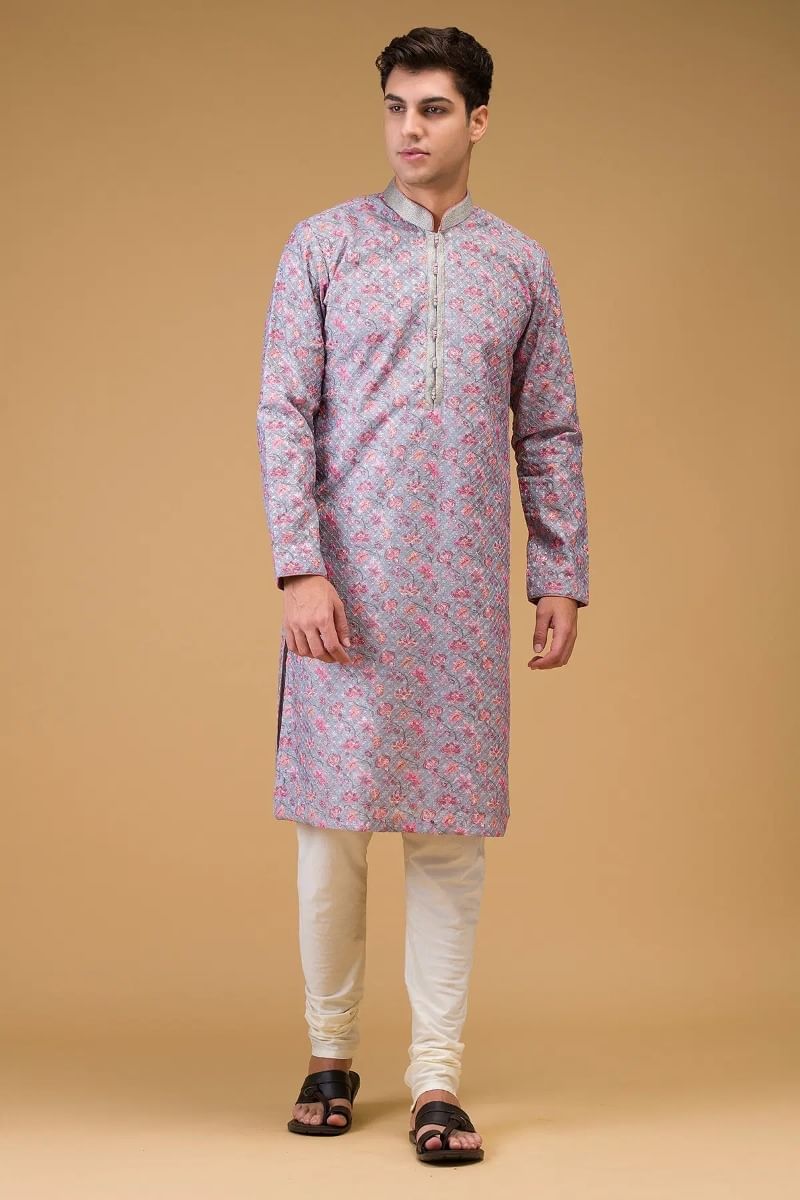 Grey Kurta
