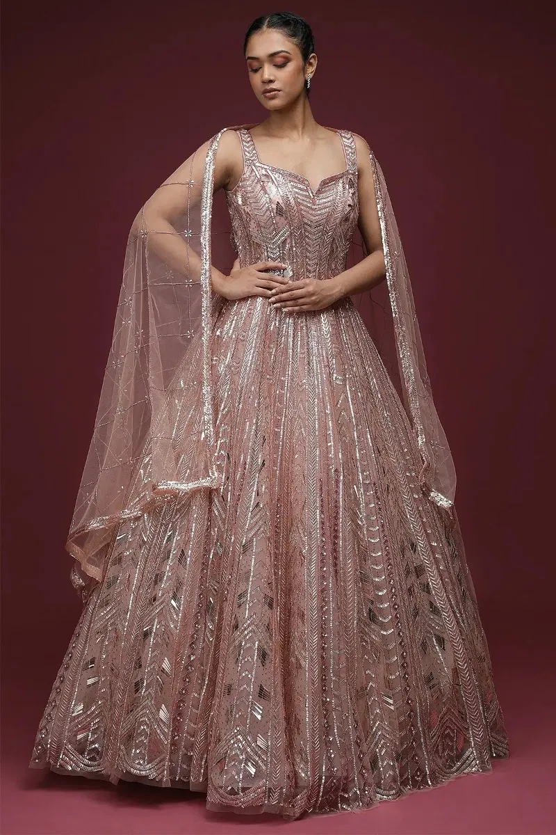 Pink Reception Gown