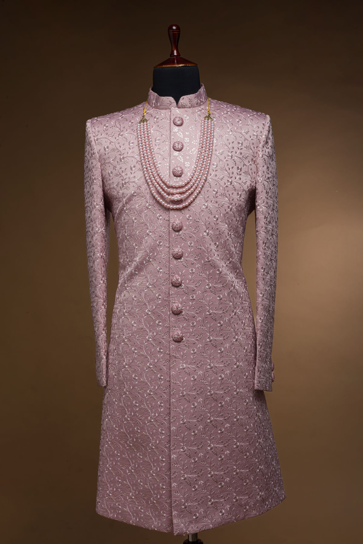 Pink IndoWestern Sherwani