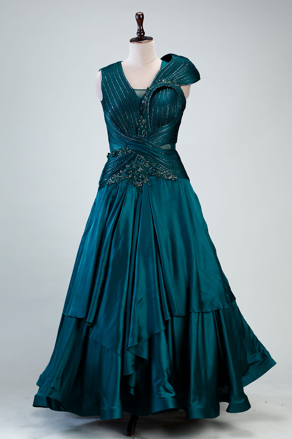 Green Cocktail Gown