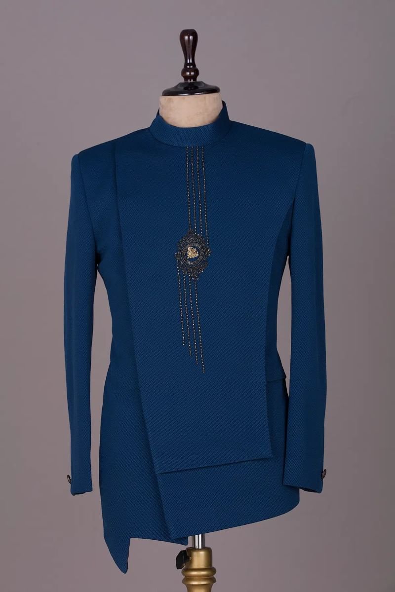 Blue Jodhpuri Suit