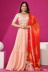 Desi Dreams Finding The Perfect Fusion Lehenga For Your American Wedding Online Samyakk