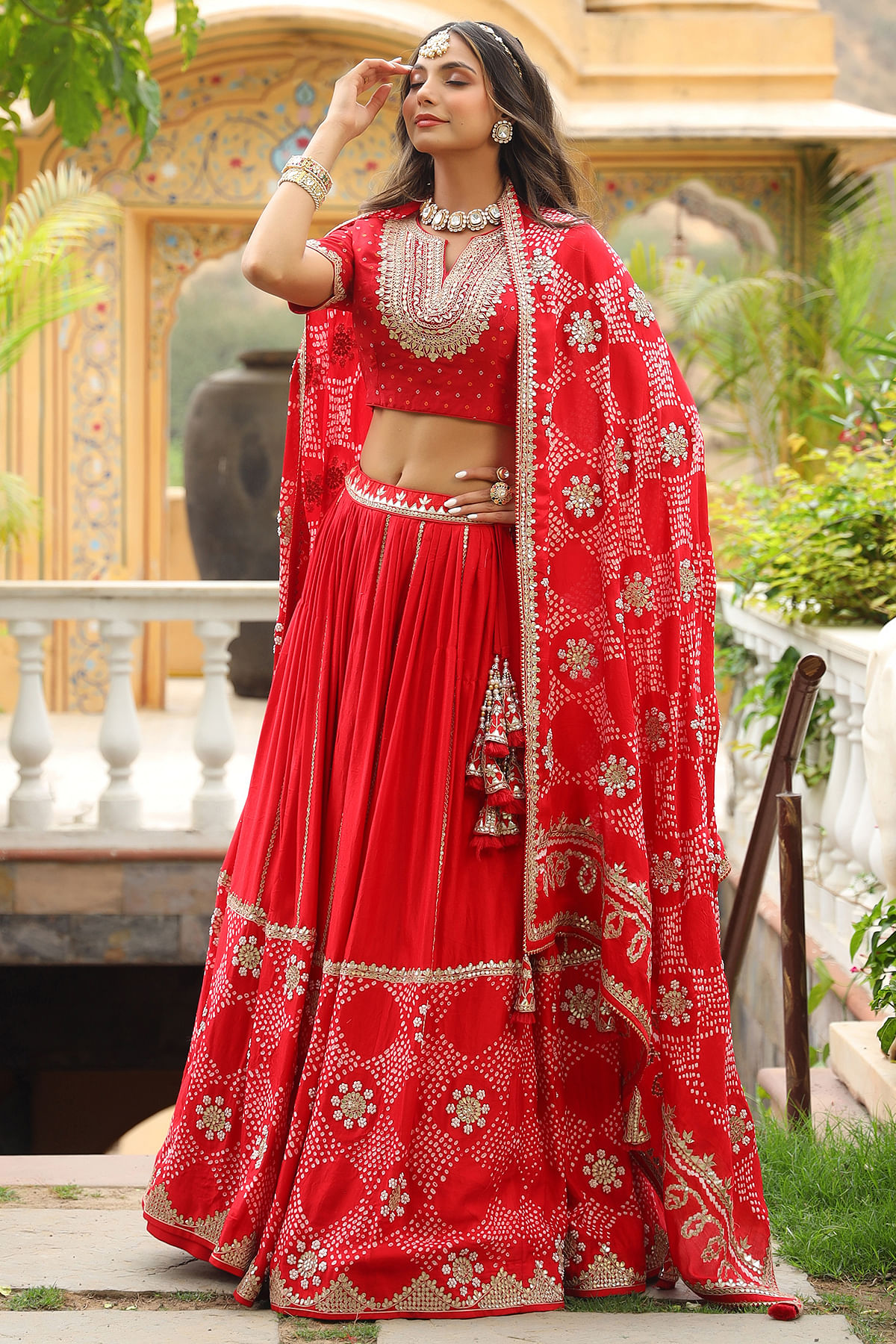 Festive Designer Lehenga Choli - Samyakk: Sarees | Sherwani | Salwar Suits  | Kurti | Lehenga | Gowns | Mens Wear