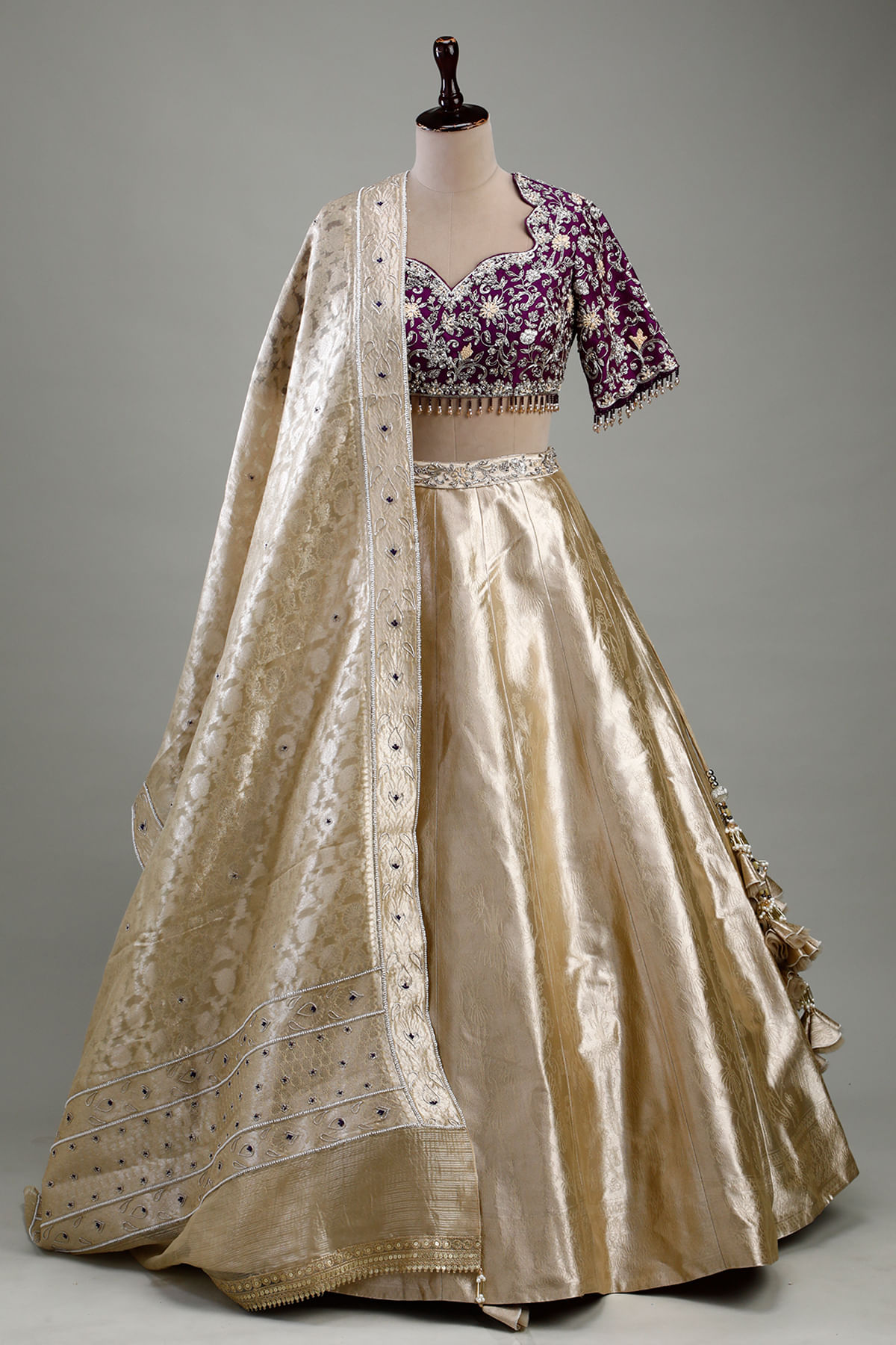 Gold Bridesmaids Lehenga