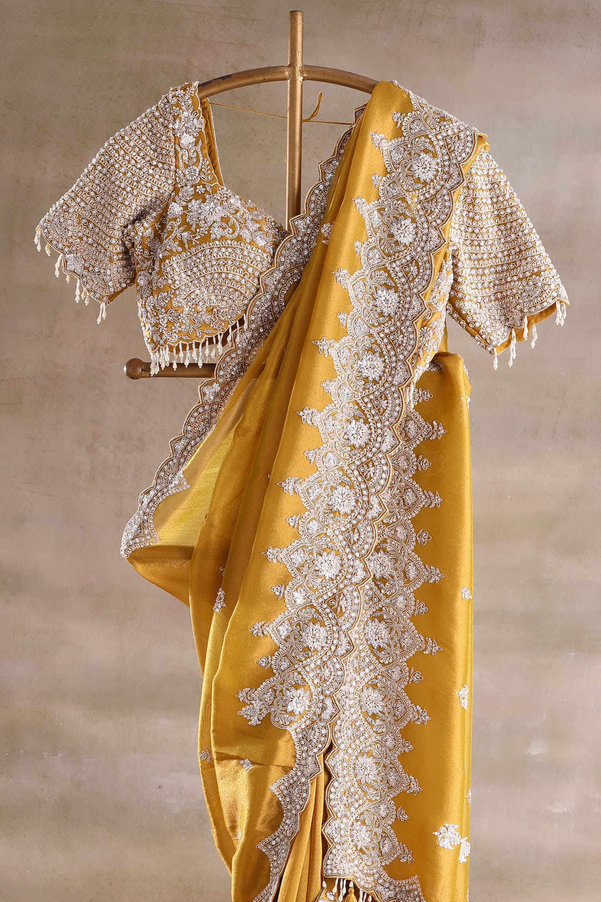 readymade yellow blouse