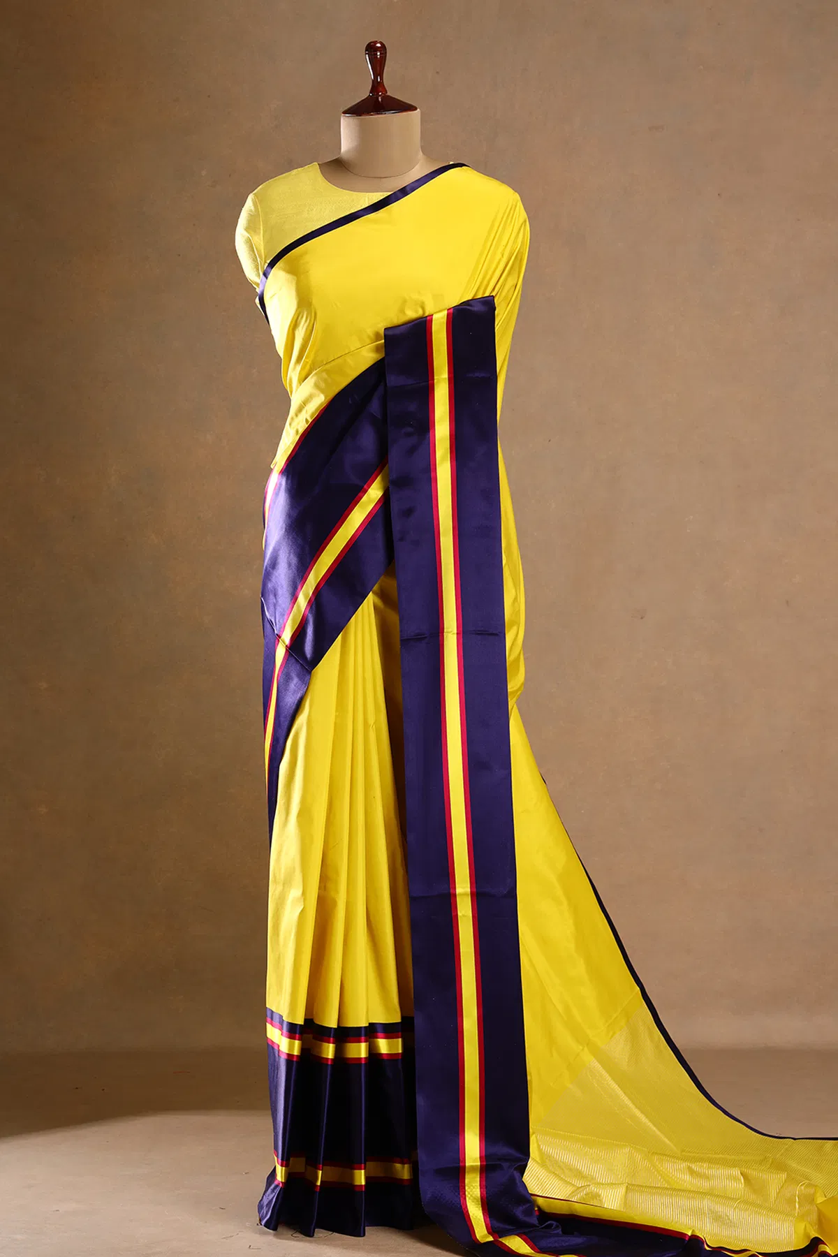 Golden Yellow Designer Saree