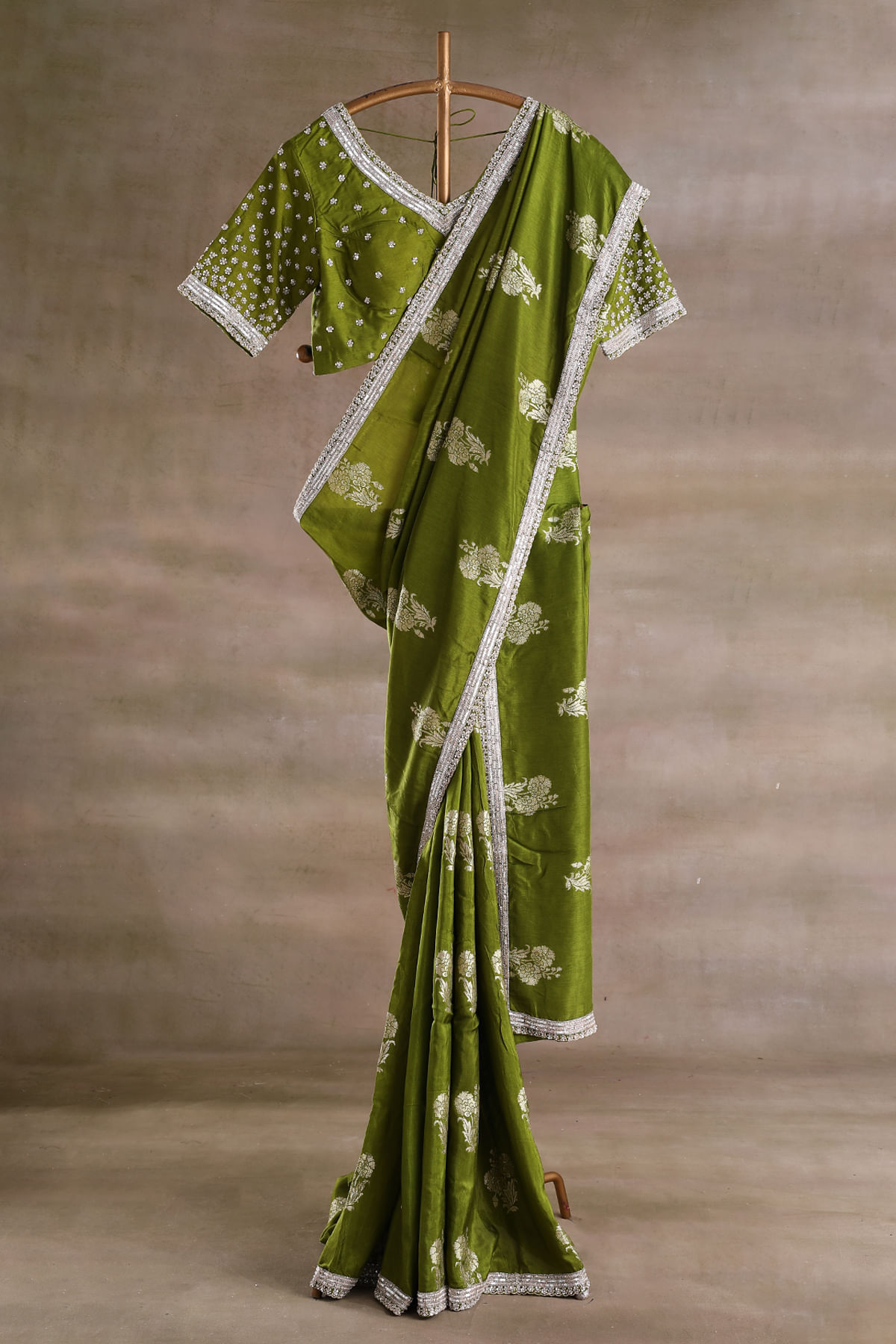 Green Silk Saree