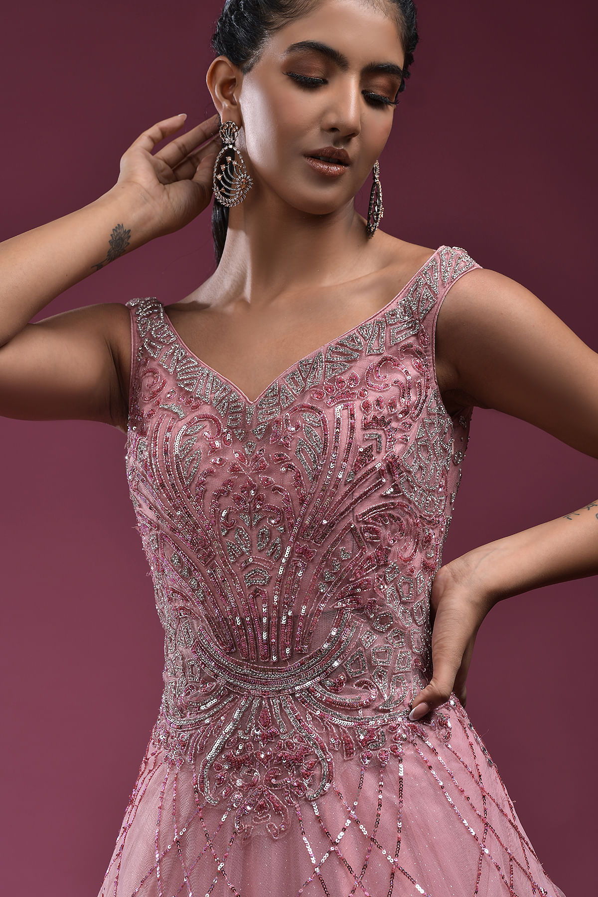 Buy Pink Dresses & Frocks for Girls by ARSHIA FASHIONS Online | Ajio.com