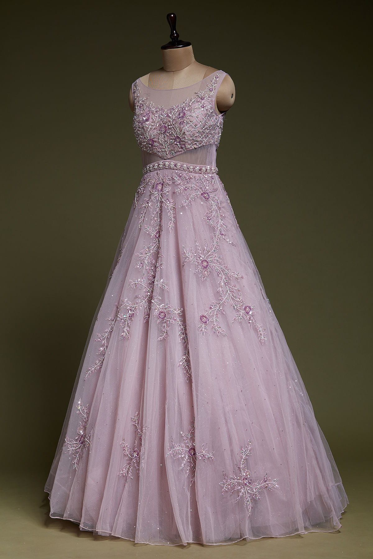 Lilac Ball Gown Corset Quinceanera Dress Sweet 16 Dress