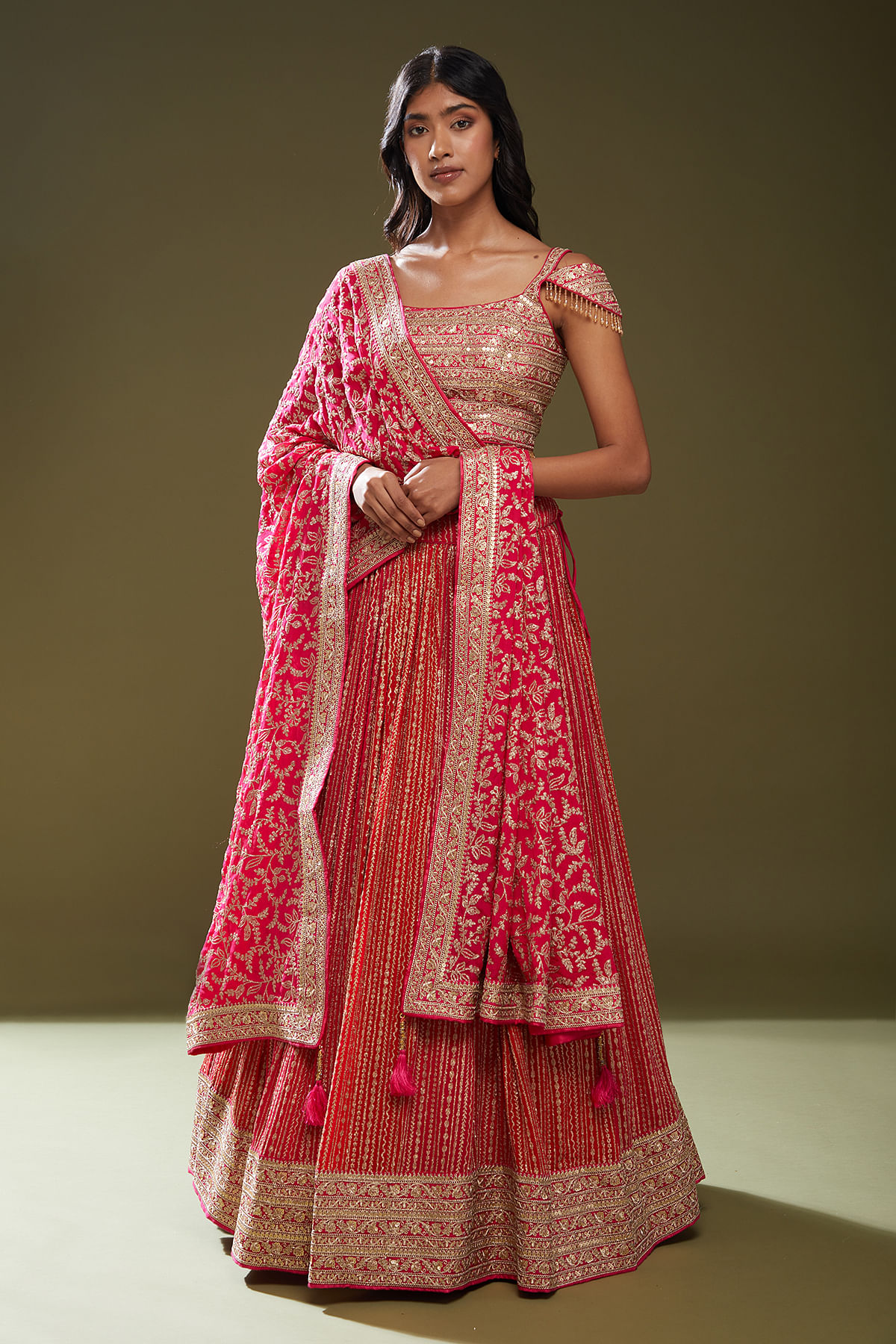 Sangeet lehengas deals