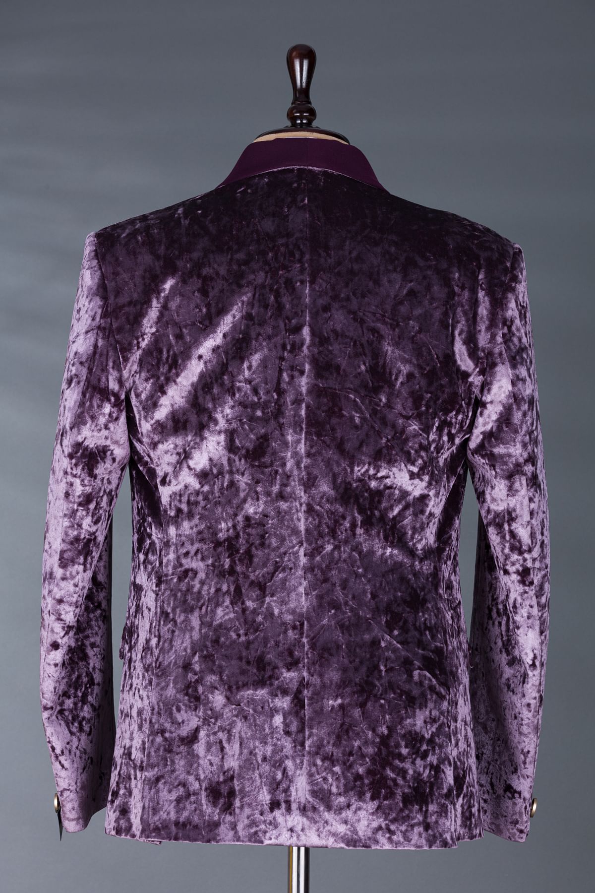 Purple hot sale suede suit