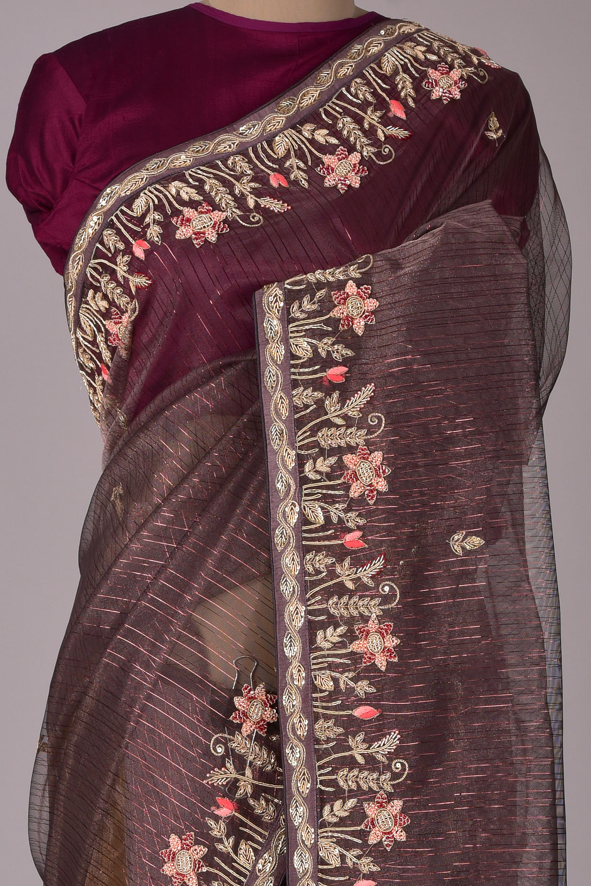 Bridal Brown Pure Tanchoi Banarasi Saree With Blouse Piece - 08AP3089P1 |  Indian Silk House Agencies