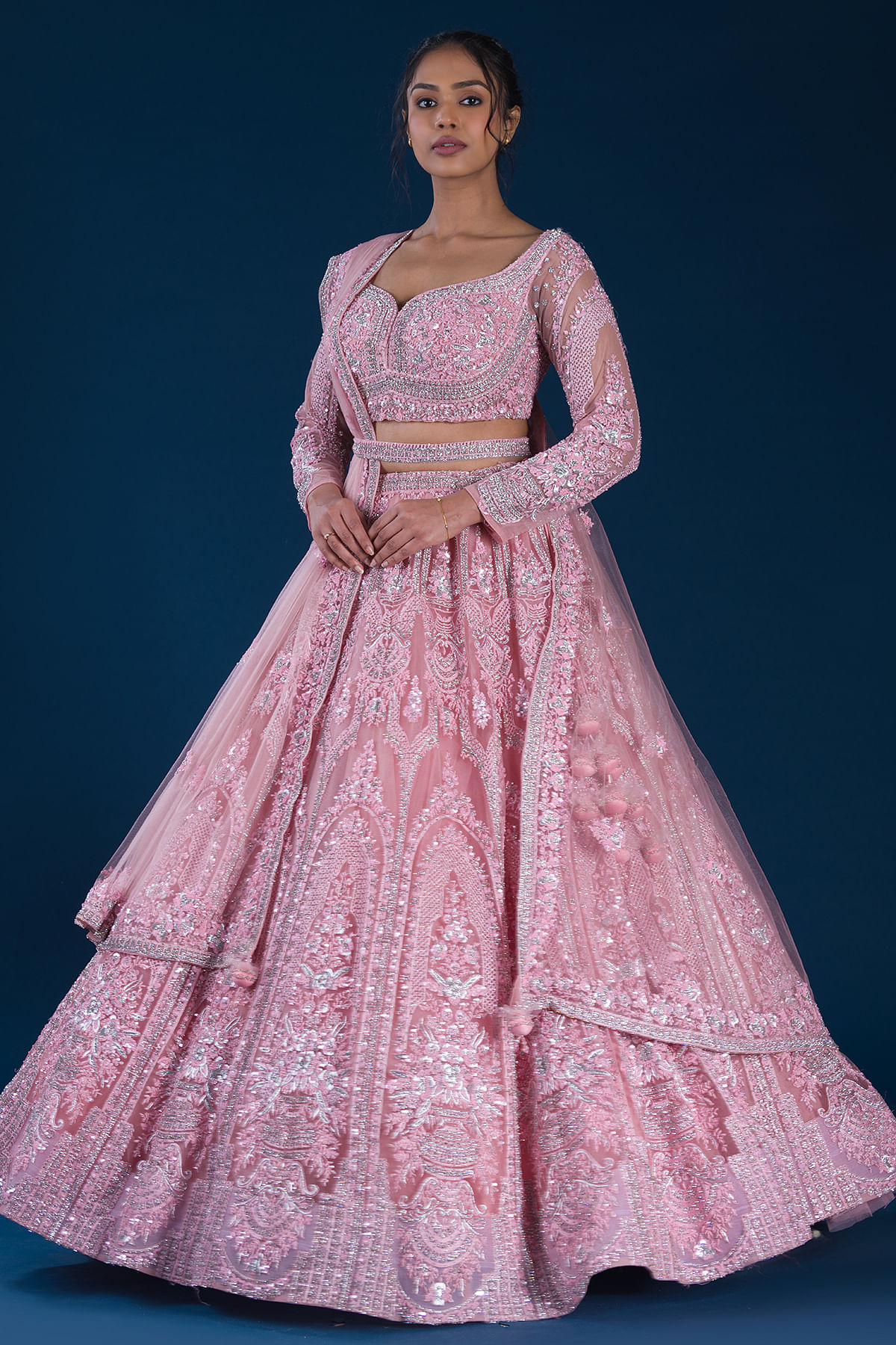 Buy Bandhani Lehenga Online Shopping | Pure Bandhej Lehnga Choli Best Price  | Samyakk | Long skirt top designs, Lehenga collection, Lehenga online  shopping