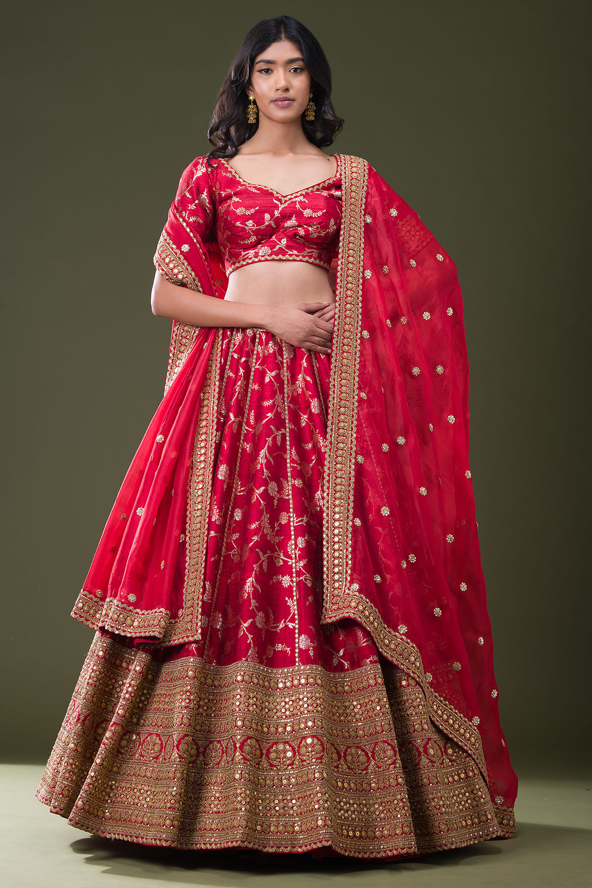 Arya Pratha 4301 Exclusive Collection Of Bridal Lehenga, this collection  fabric is velvet,