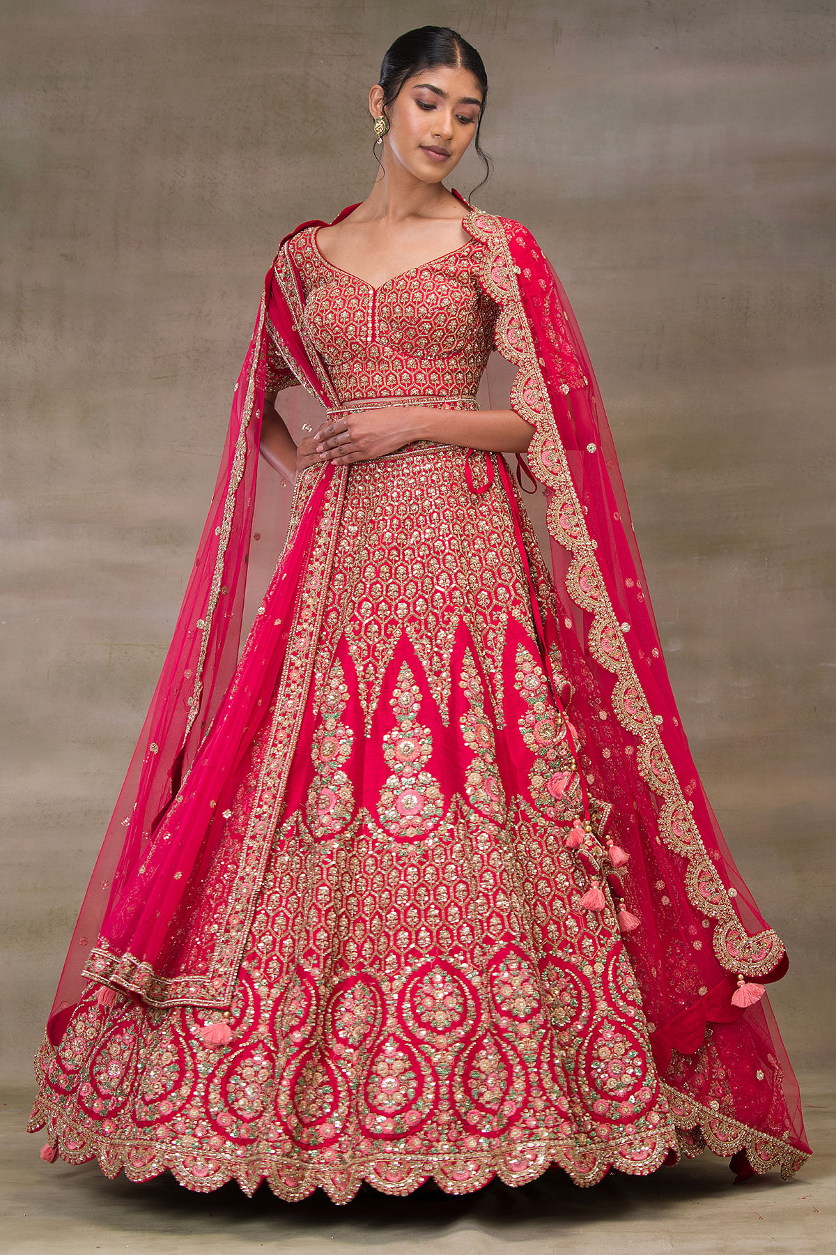 Pink Bridal Lehenga Choli Online Shopping For Wedding USA UK Australia –  Sunasa