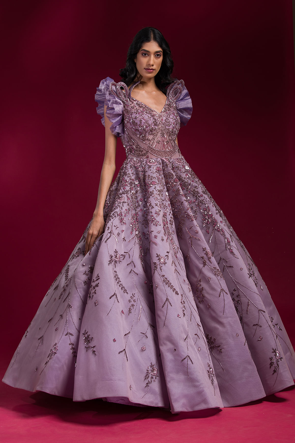 Dress 2025 dusty purple