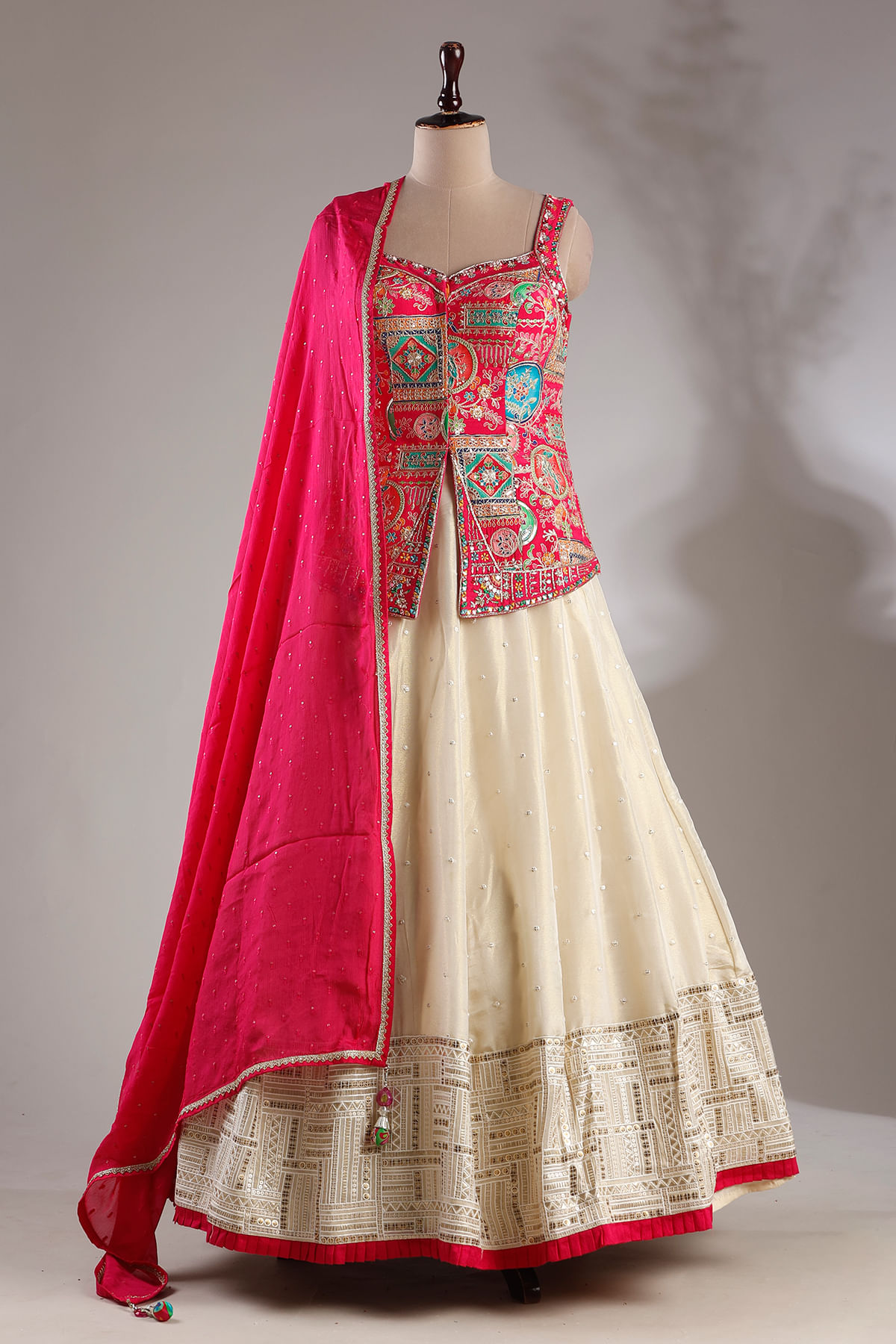 Hot Pink Lehenga