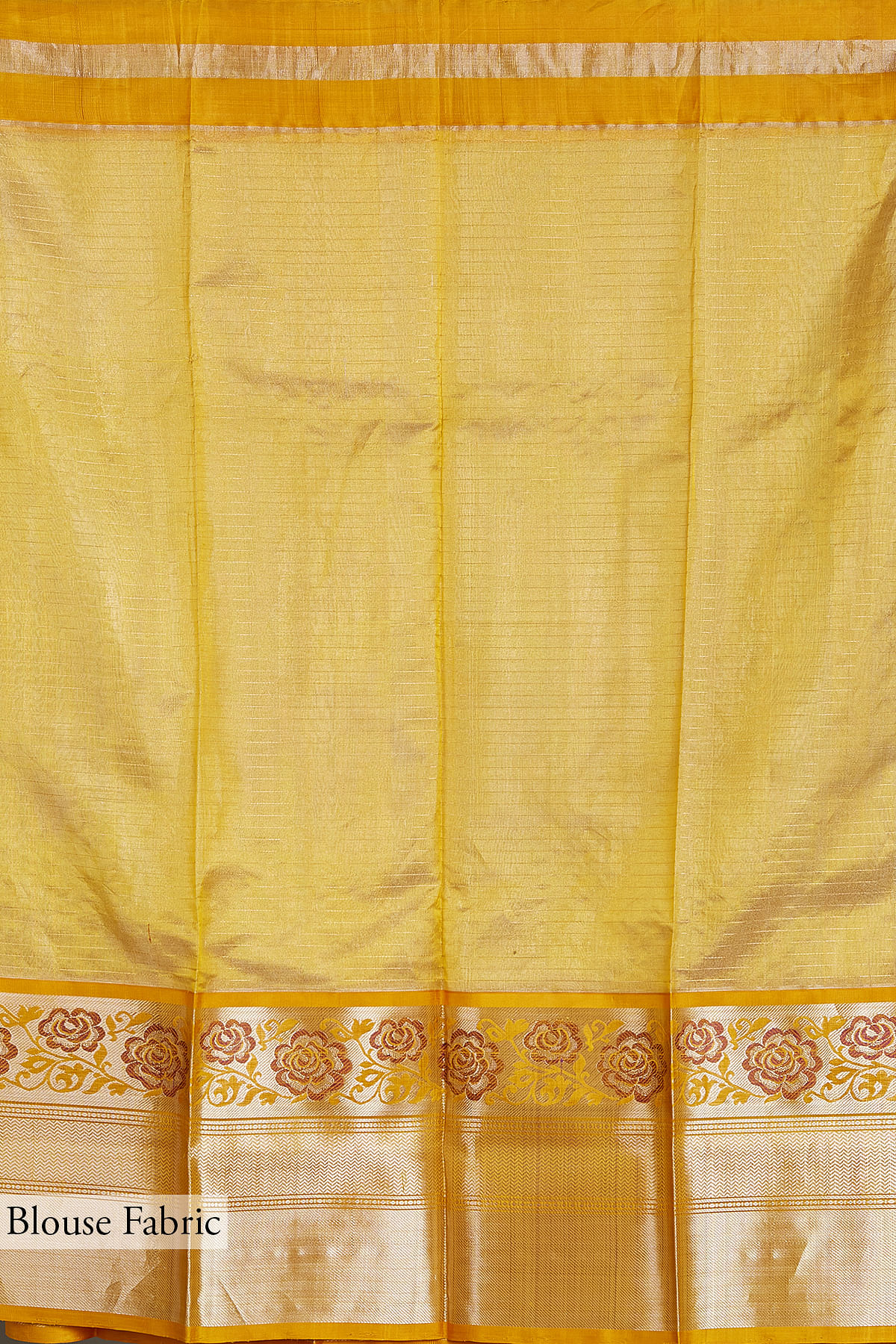 Butter Yellow Kuppadam Tissue Silk Saree – Festivogue