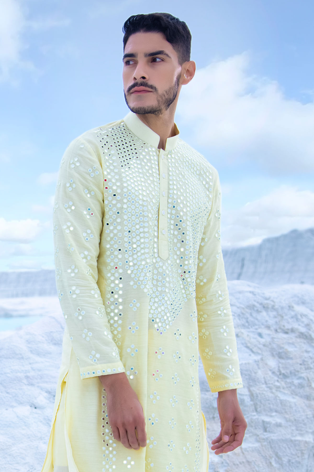 Yellow Kurta for Men