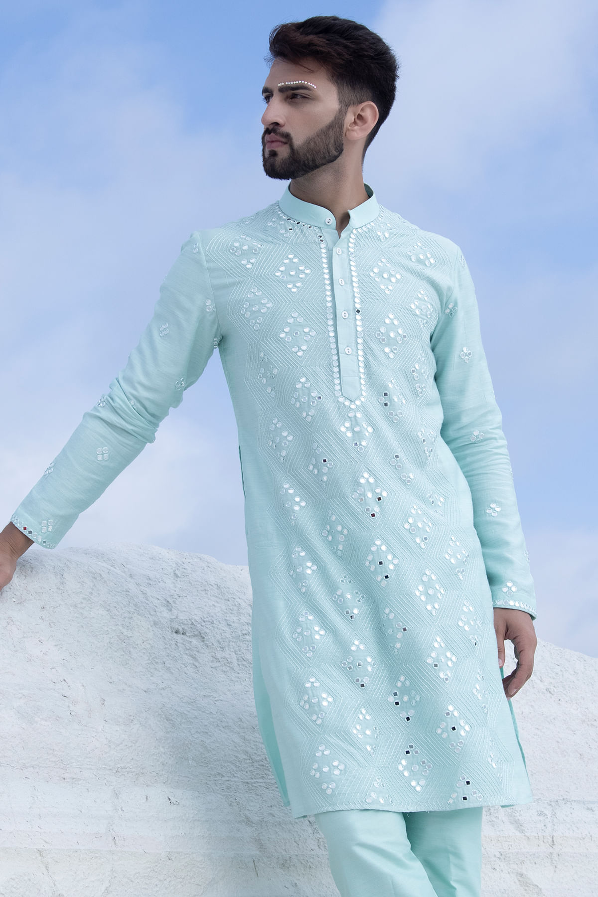 Blue Kurta for Men