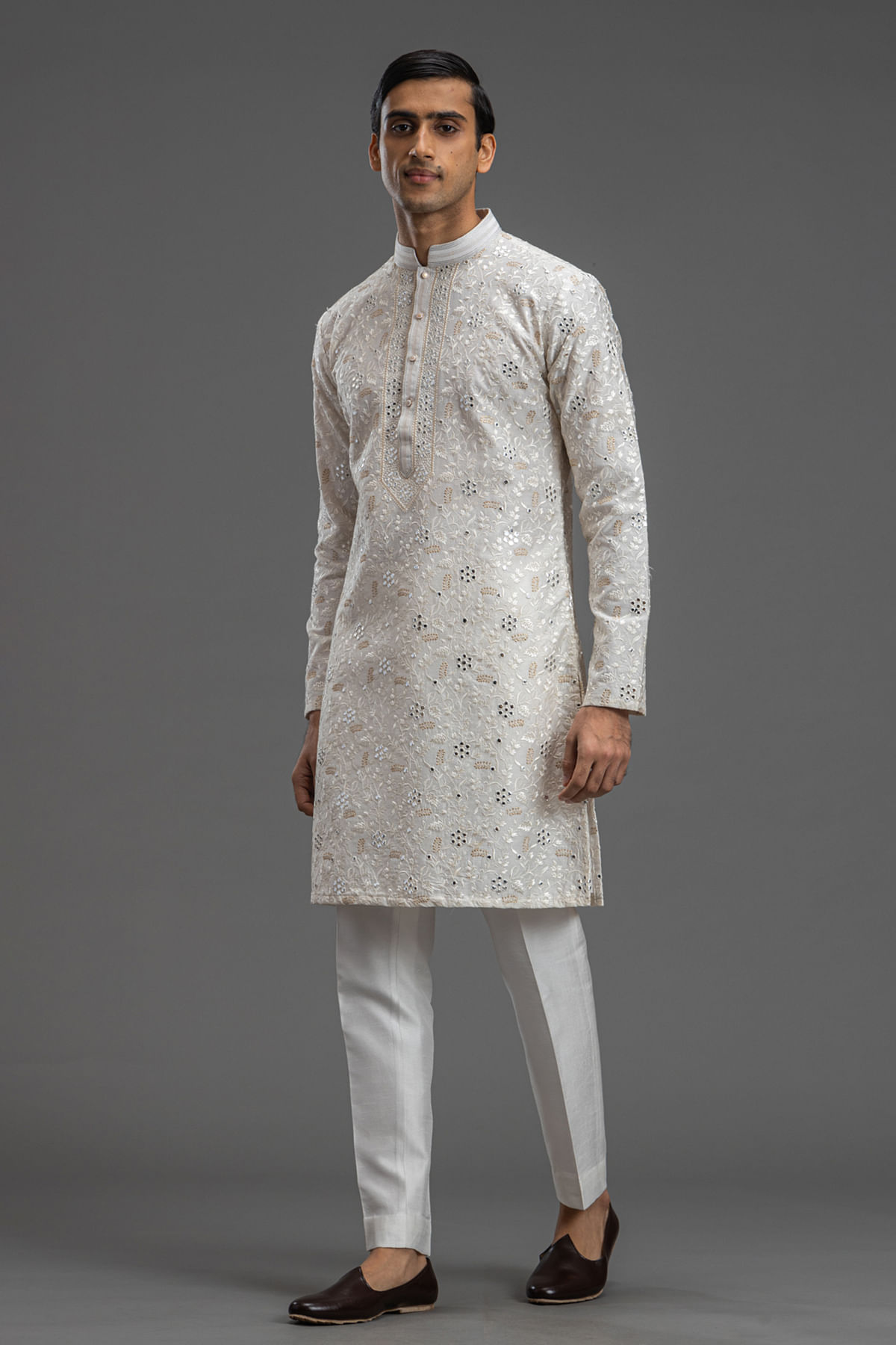 Beige Kurta