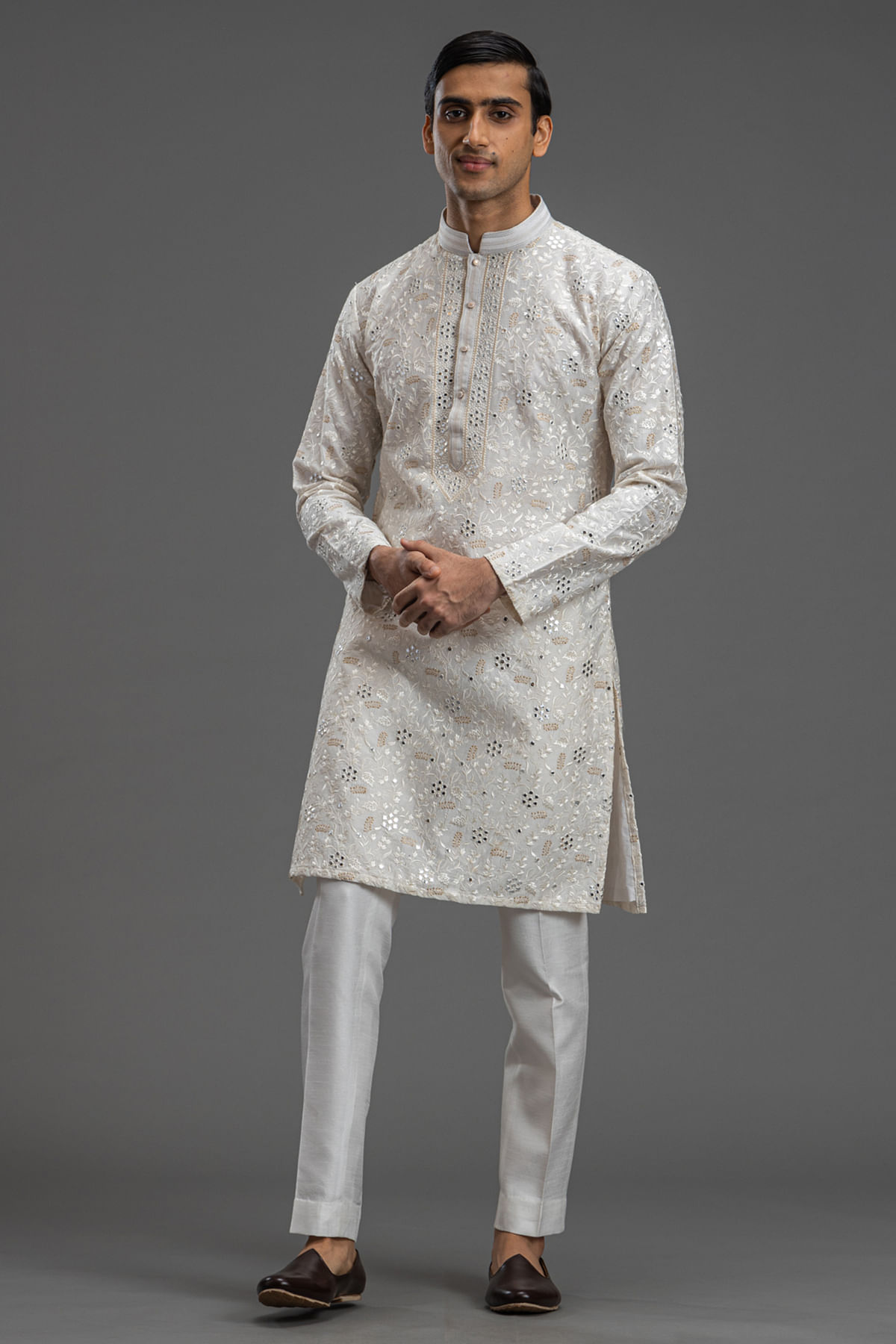 Beige Kurta