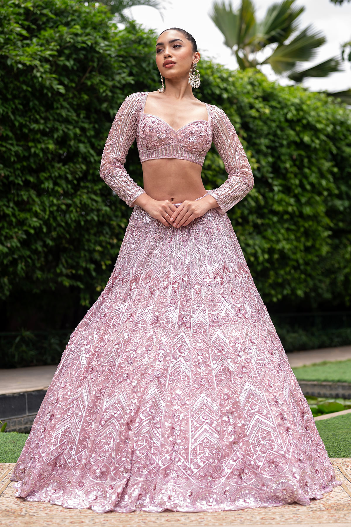 Sequins Lehenga