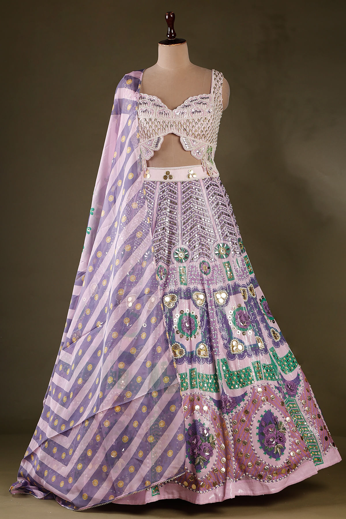 Lavender Lehenga