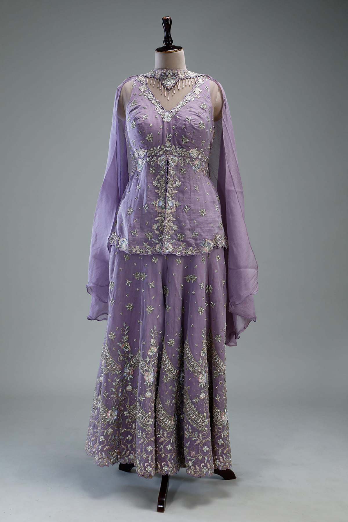 Lavender Sharara Suit