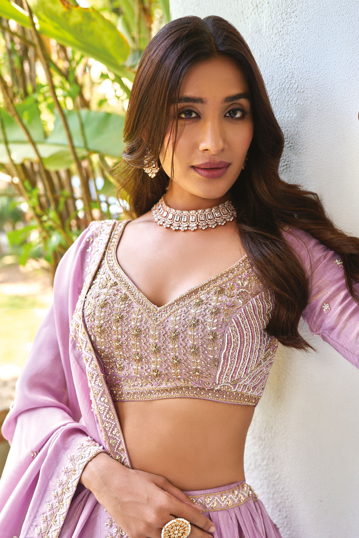 Lavender Lehenga