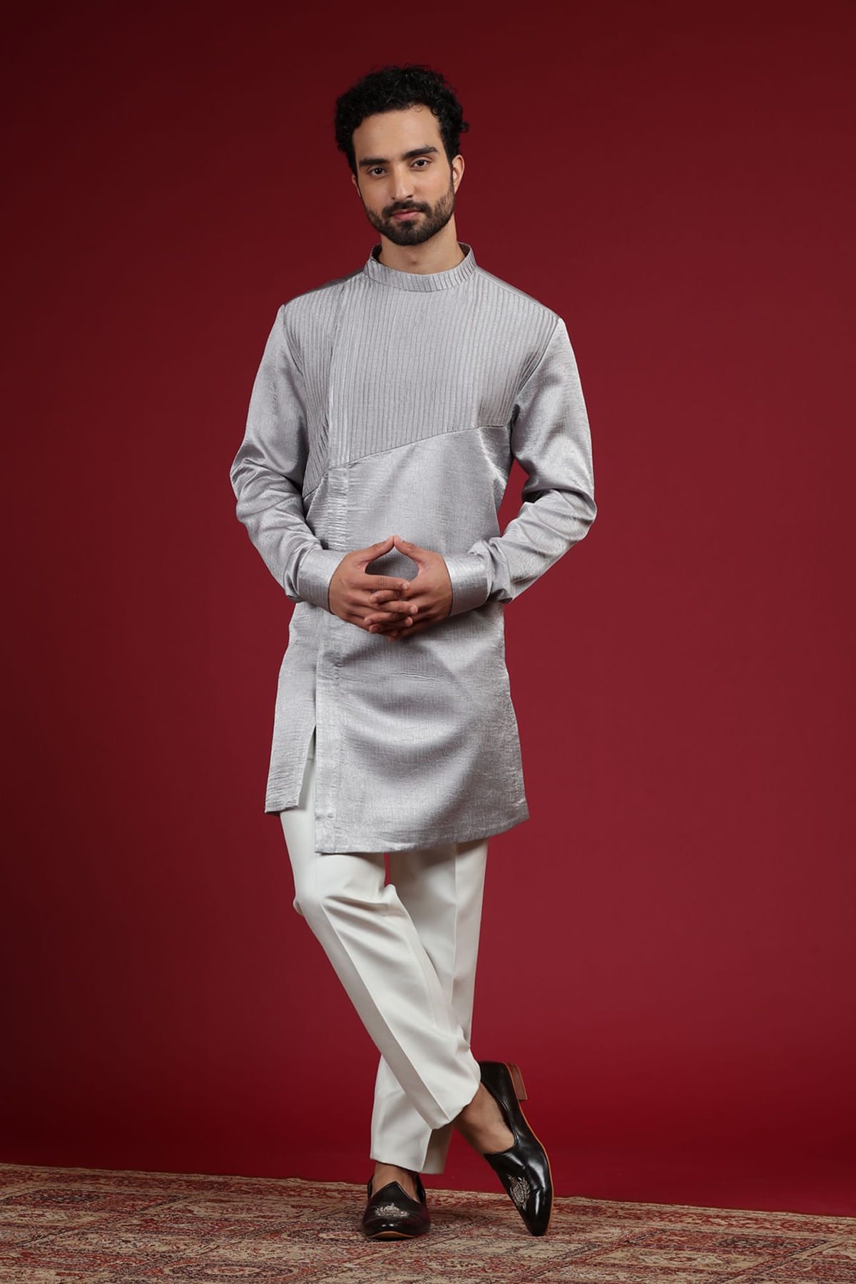 Grey Kurta