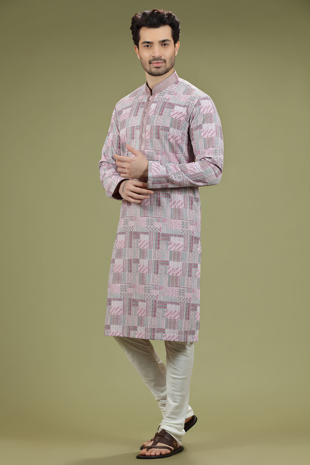 Pink Kurta