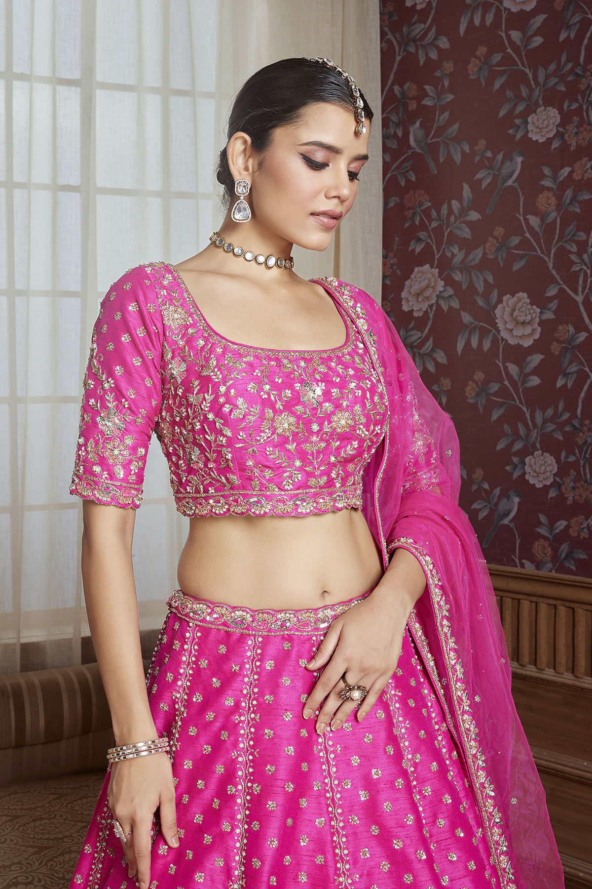 Pink Lehenga