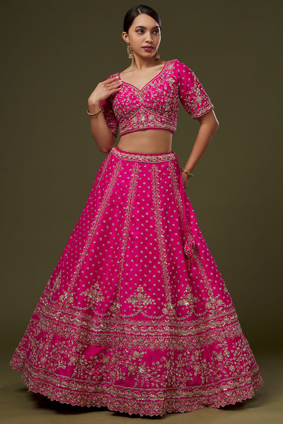 Pink Lehenga